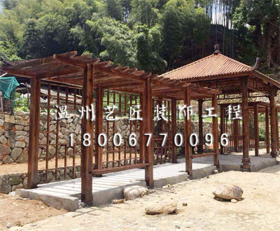 生態(tài)農(nóng)莊廊架與景觀亭（泰順景觀亭）