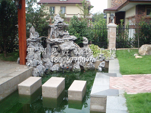 別墅庭院假山