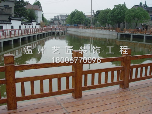 GRC仿木欄桿地鋪