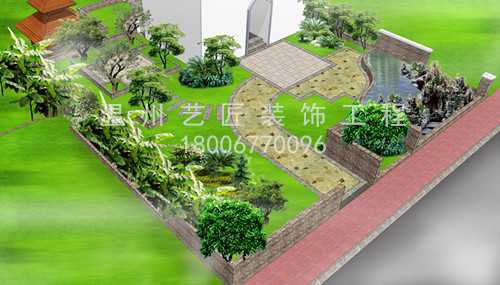 別墅庭院園林景觀設(shè)計圖