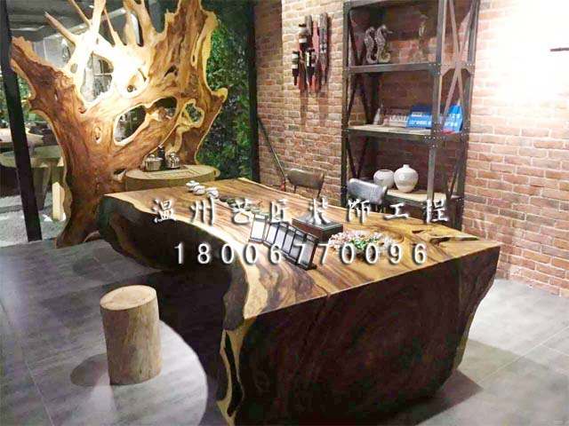 樹(shù)樁桌凳辦公